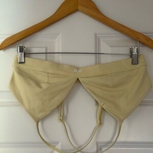 ALO Yoga Cream Wrap Top